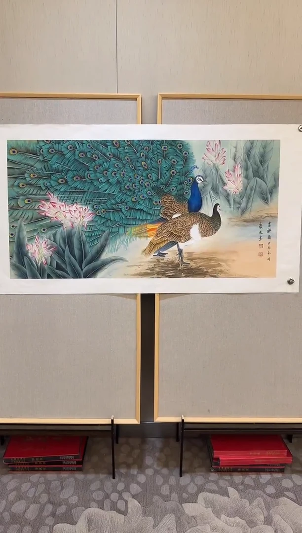 国画国画L 国画李庆友大易美术馆本人作品62