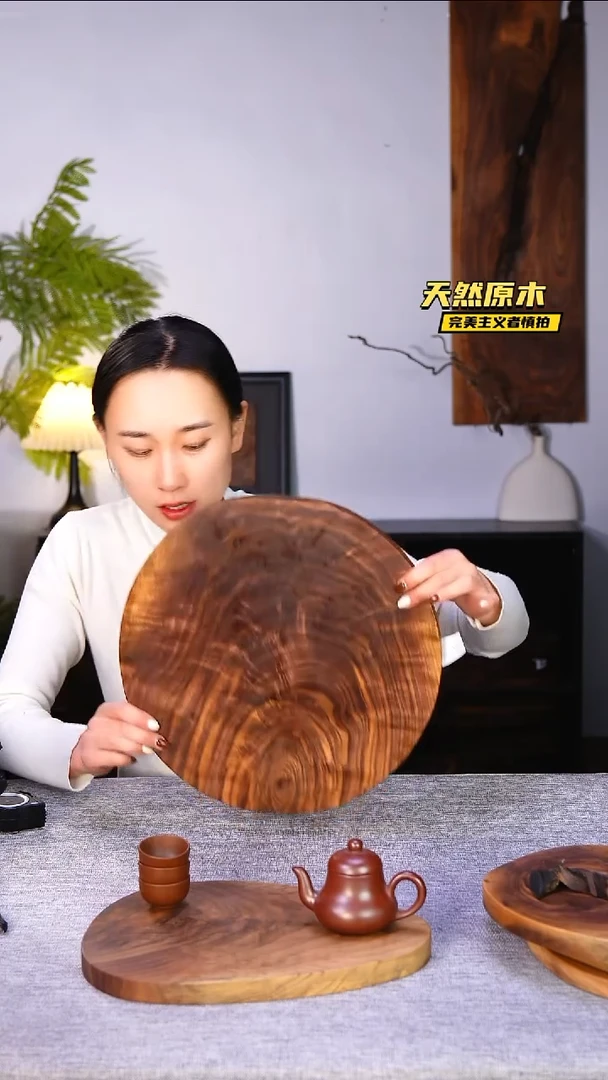 木北美黑胡桃原木.干裂疤结不属于商品质量问题完美主义者慎拍