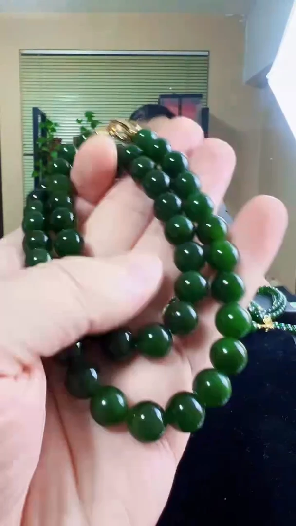项链未镶嵌和田玉（碧玉）10