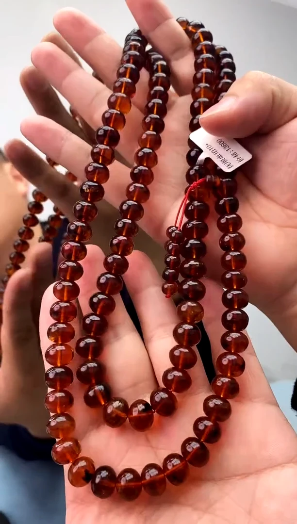 琥珀未镶嵌珠宝奇石抚顺血珀发一件永久原价包退