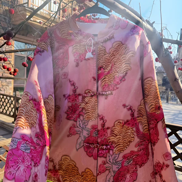 ｛禧隐.凤凰于飞棉外套｝国风新中式冬季显瘦新年拜年服保暖女装
