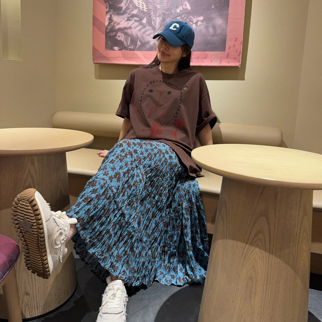 BETTERJOELAY-（直播）【无题江南】碎花长裙显瘦半身裙温柔风Z6427