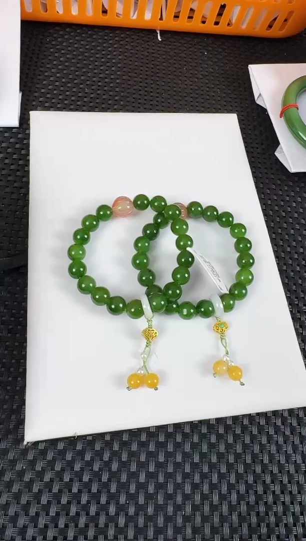 【闪购商品】和田玉（碧玉）手串未镶嵌约10MM多样性发一