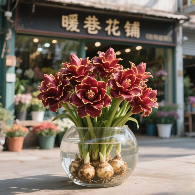 【四季开花】水培姜荷花种球新品大花浓香室内外四季耐寒热花卉好养