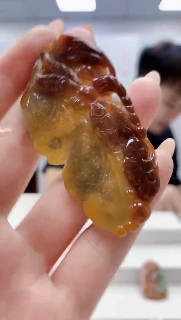 未镶嵌定制翡翠4868jw-毛货挂件14