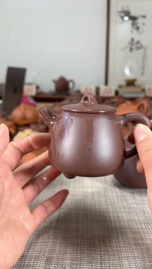 【闪购商品】紫砂茶壶老紫泥高瓢160cc左右