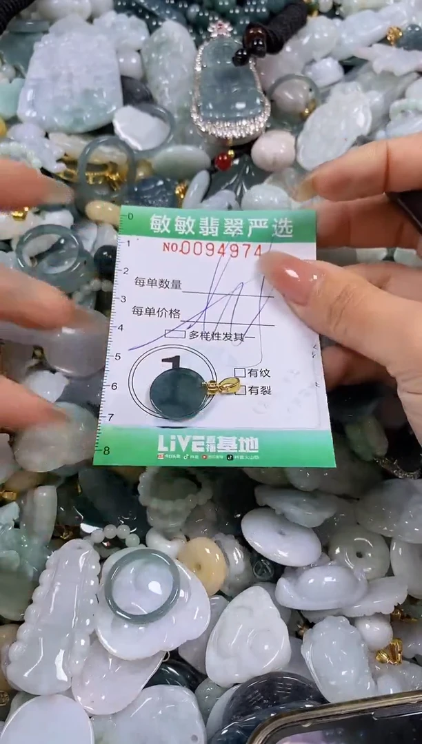 【闪购商品】翡翠颈饰未镶嵌闪购0094974多样性发其一