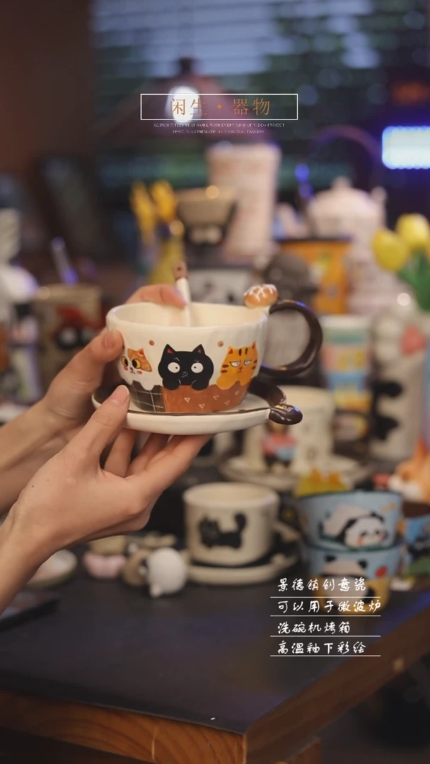 【闪购商品】景德镇可爱设计师款陶瓷