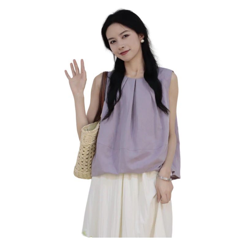 25年夏季新品LIUKE留刻压褶花苞型单衣15250328519