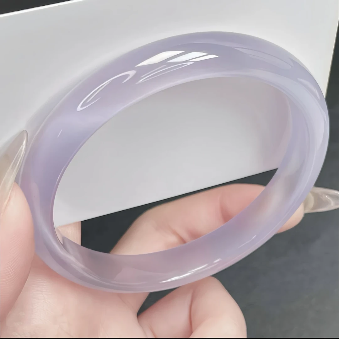 手镯 冰冰紫  高贵优雅气质款  55圈口