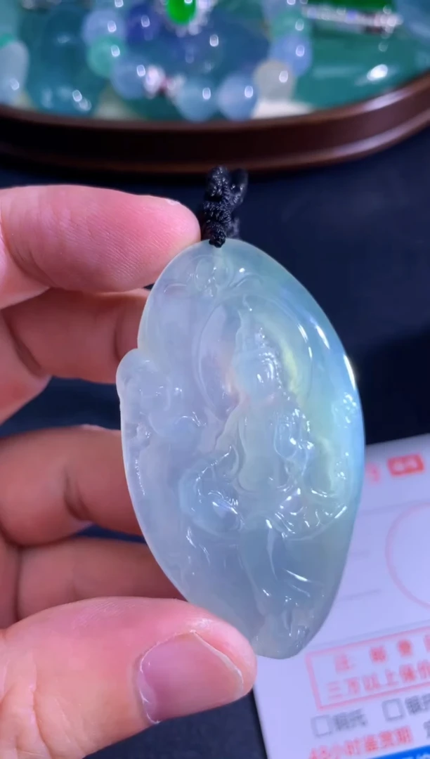 颈饰未镶嵌翡翠天然A货翡翠