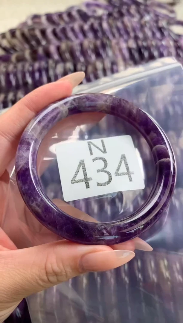 水晶珠宝半成品未镶嵌水晶手镯434-7