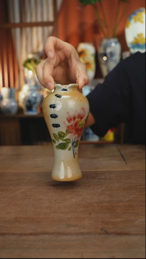 瓷片【简家甄选】景德镇设计师釉下手绘陶瓷餐具