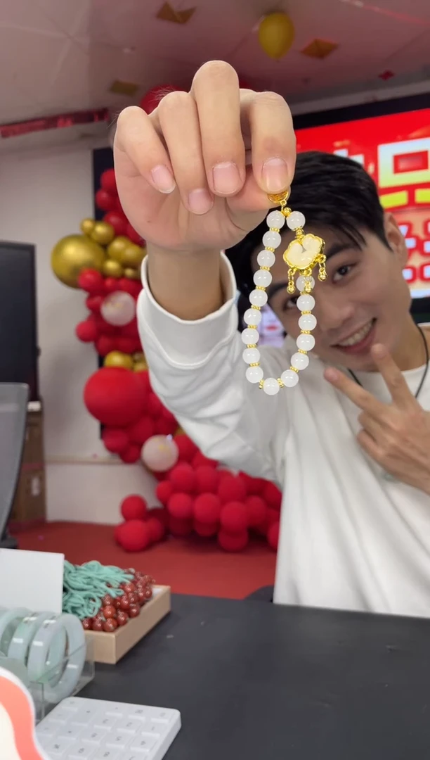 未镶嵌手串玛瑙/玉髓～****～玛瑙如意锁手串