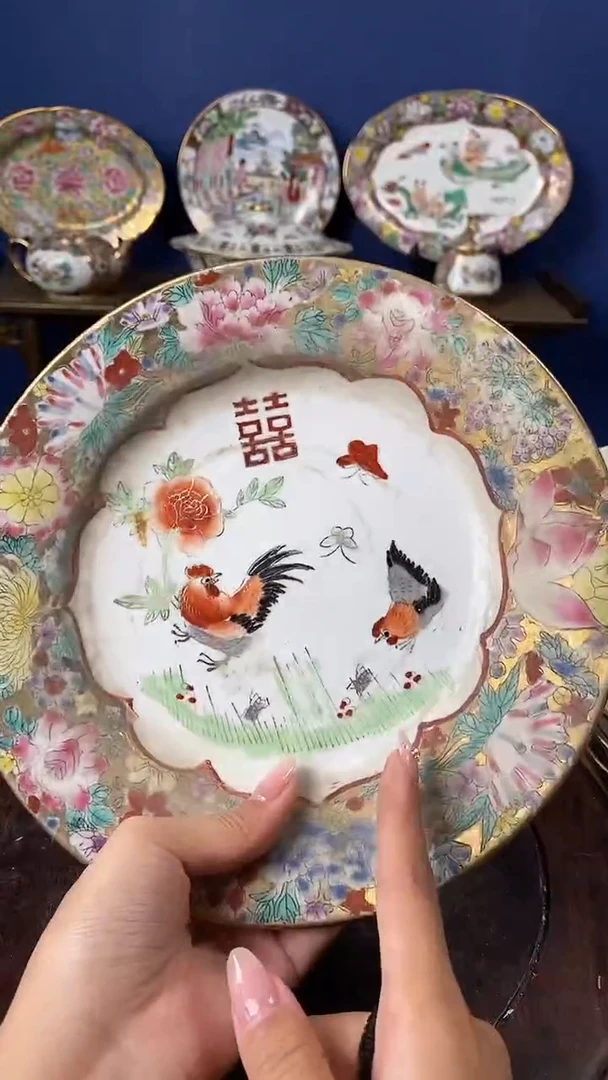 其他微瑕景德镇厂瓷摆件单件