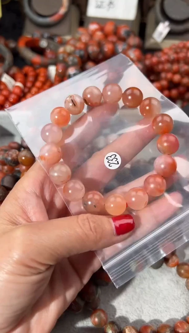 未镶嵌手串南红玛瑙12+