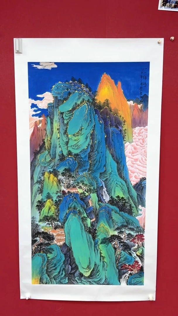 国画国画绘画山水花鸟