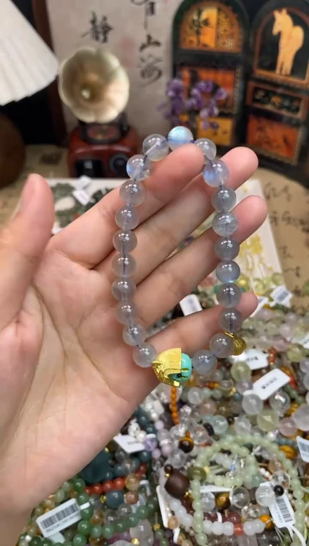 未镶嵌手链月光石376