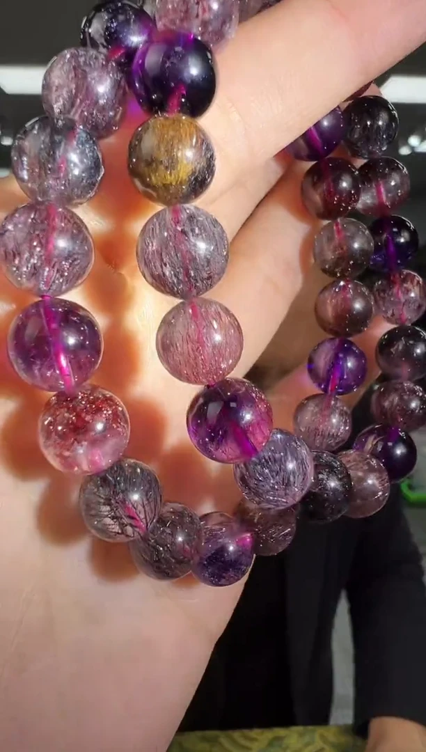 【闪购商品】水晶手链未镶嵌B22 GCK851约9mm多样性发一件