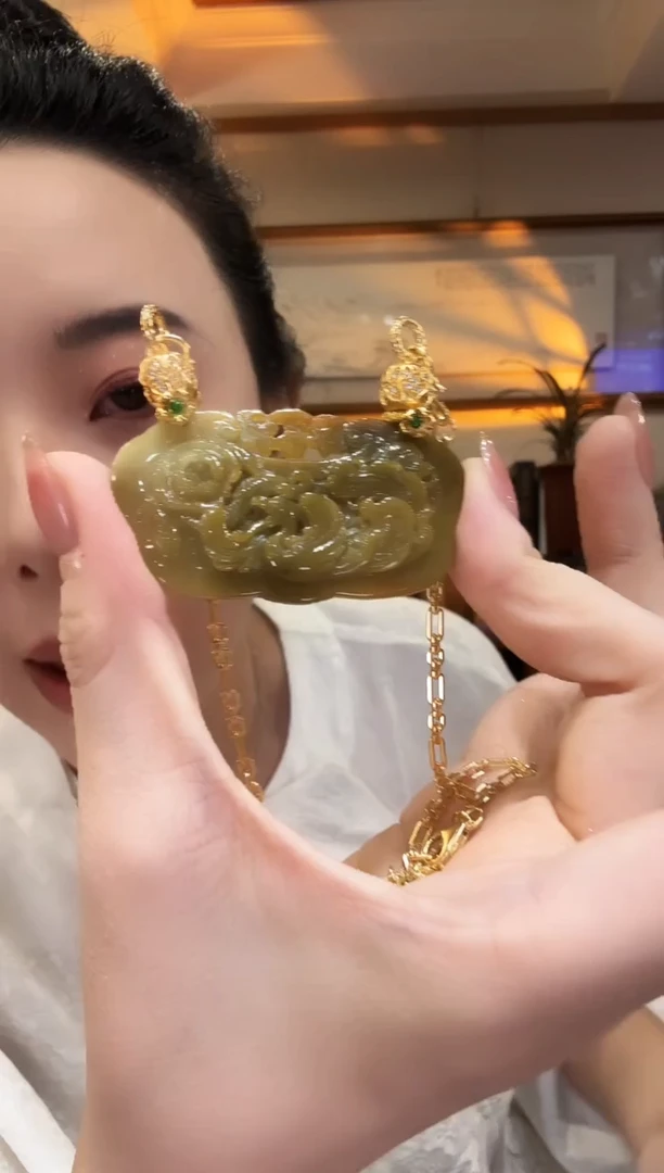 颈饰未镶嵌翡翠国风
