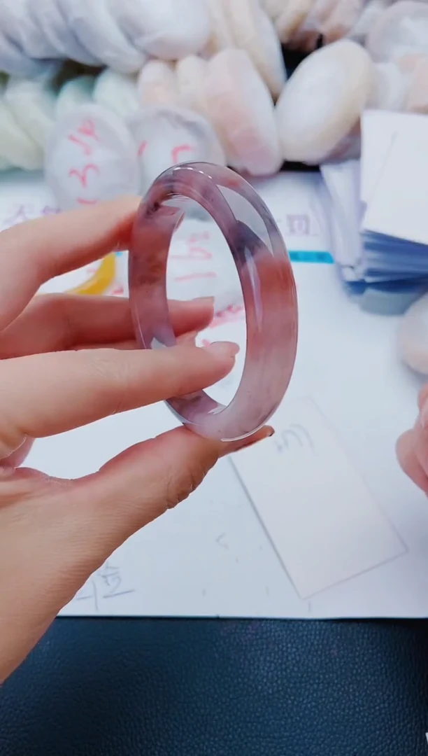 未镶嵌手镯石英质玉H77-56-55