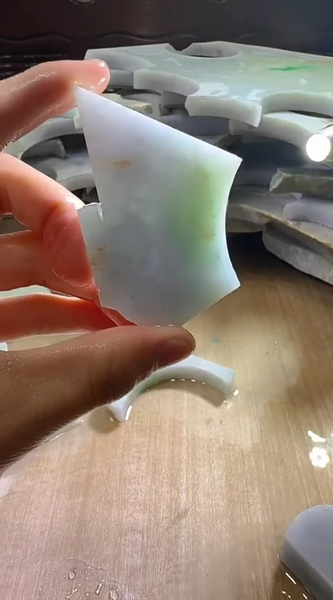 裸石翡翠缅甸翡翠A货花123