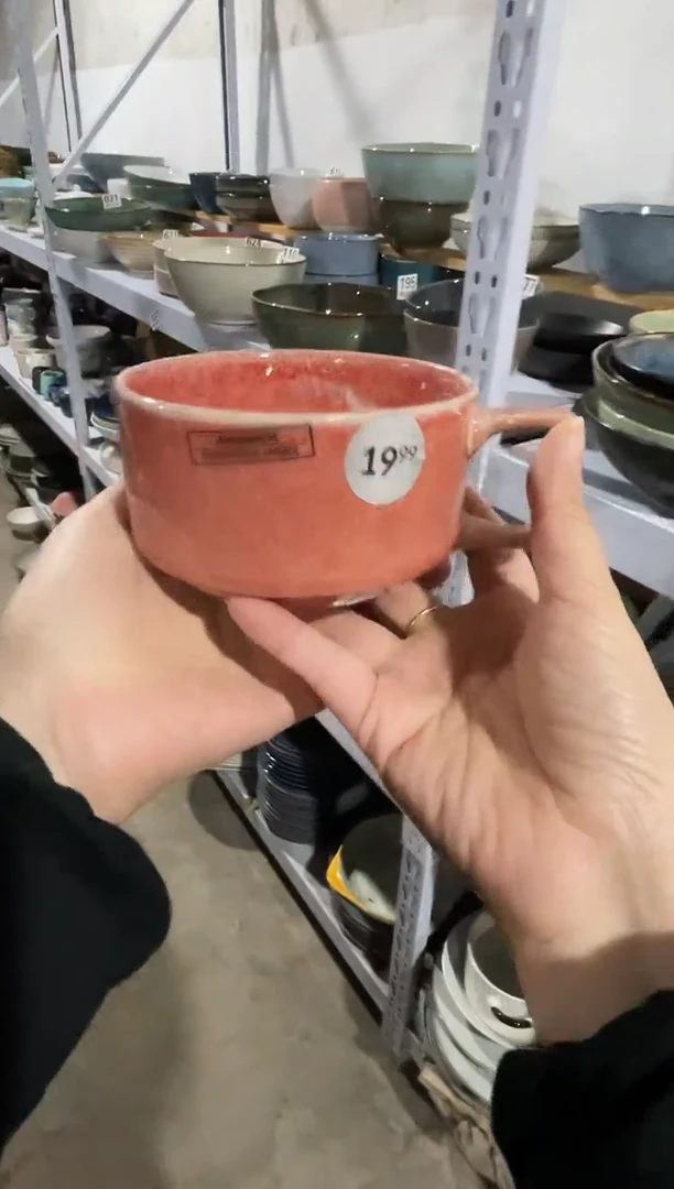 【闪购商品】碗微瑕（1件套）橘色杯子