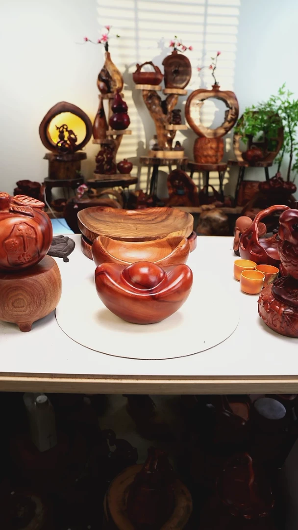 木香樟木摆件/不刻字大元宝