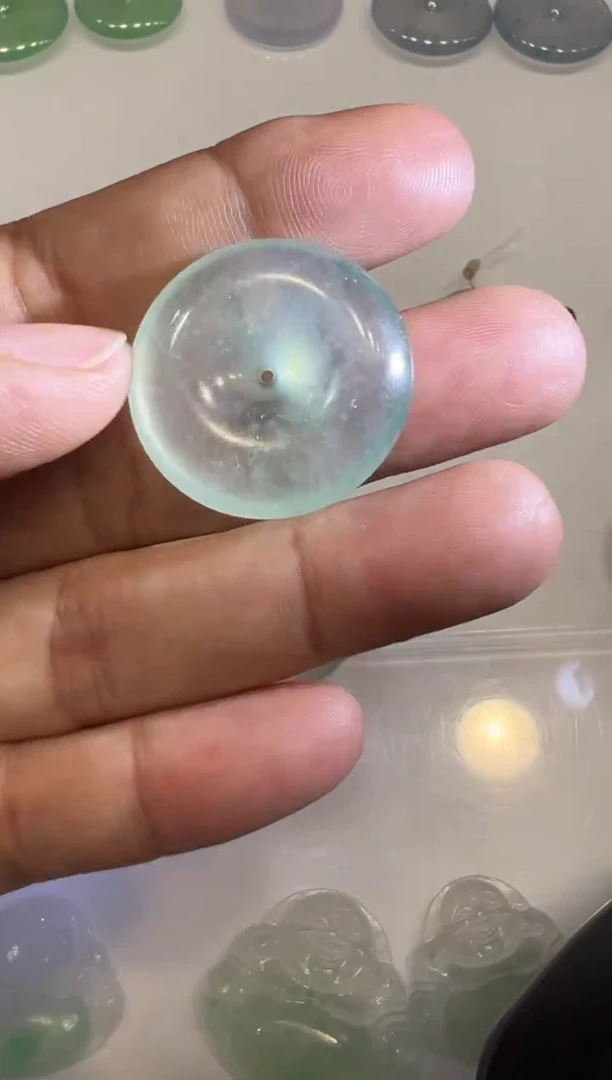 未镶嵌定制翡翠扣子