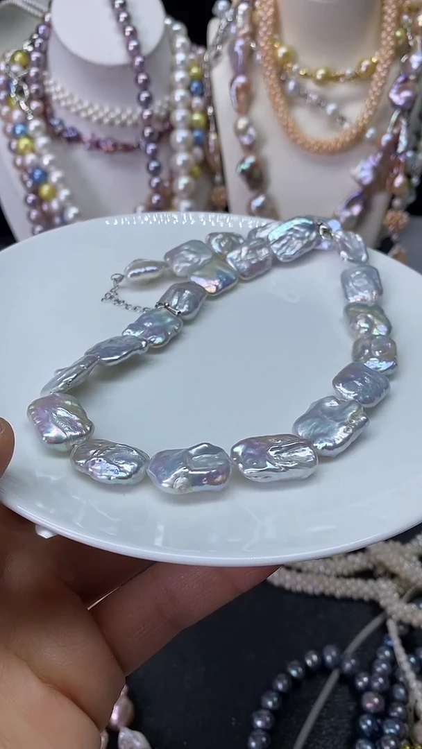 颈饰未镶嵌淡水珍珠多人