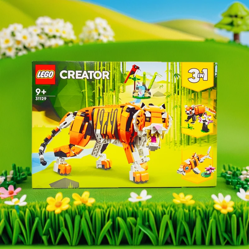 LEGO/乐高积木31129威武的老虎1盒成人积木收藏款拼装