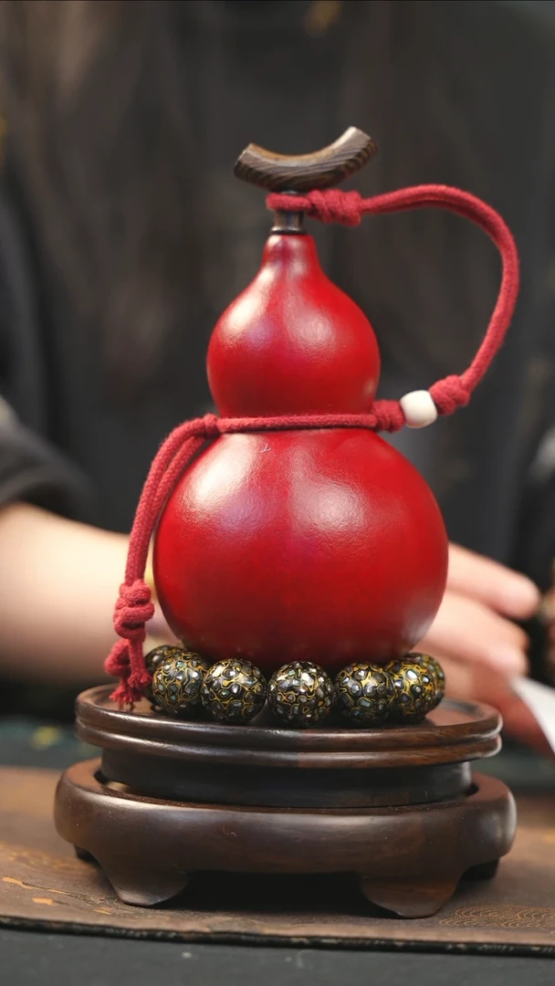 【闪购商品】YN137大漆酒葫芦不包手串及旋转底座