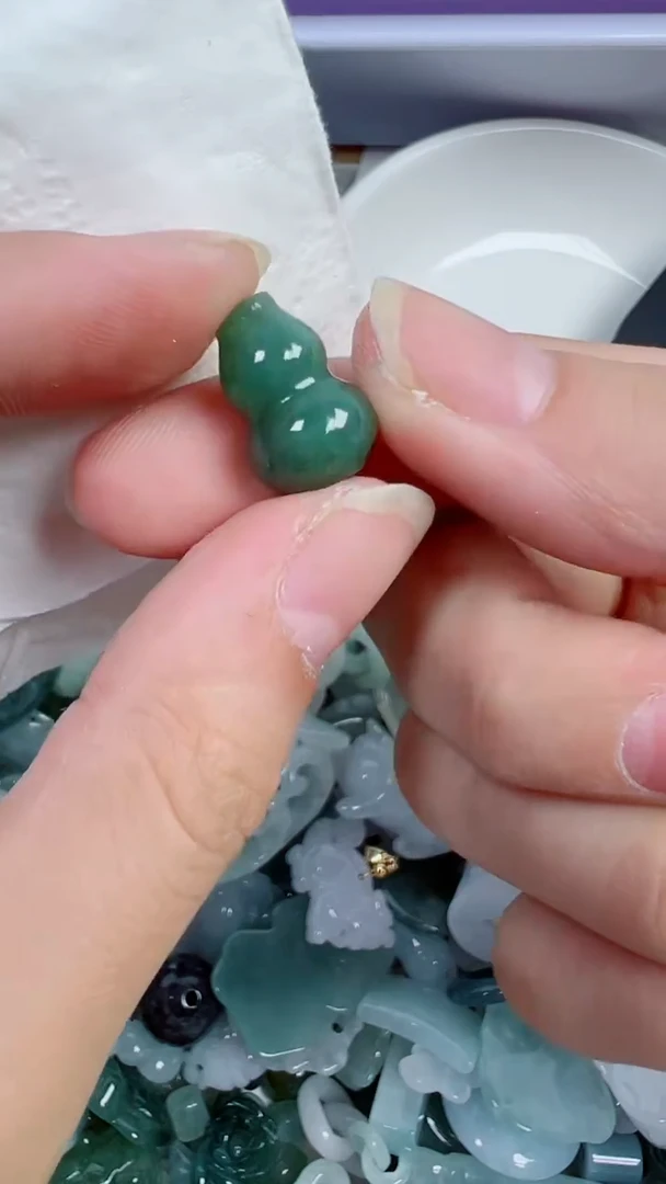 散珠翡翠427号链接，A货翡翠