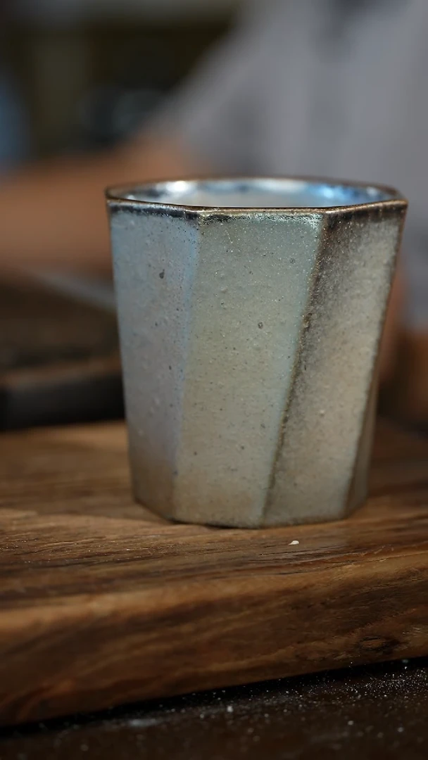 浪鬼柴烧风**语柴烧小花盆