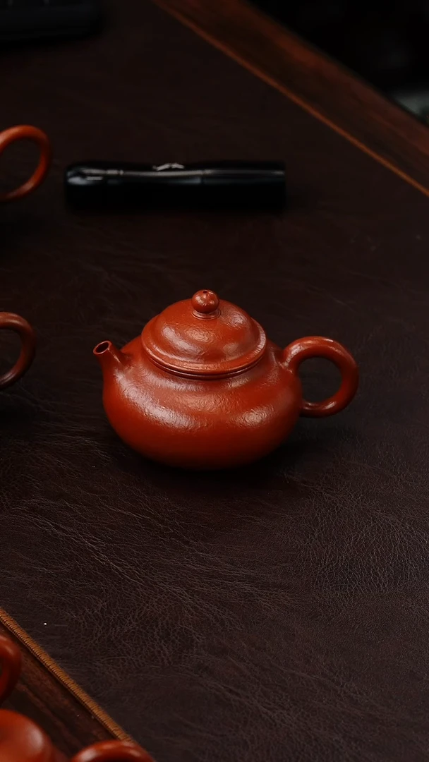 茶壶紫砂大红袍容天120cc