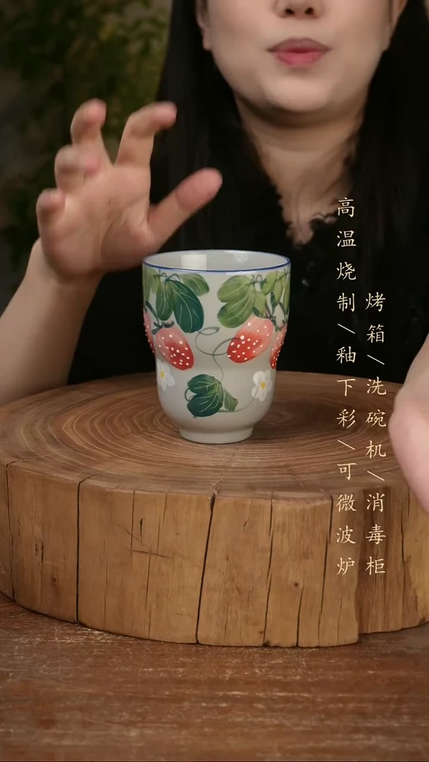 碗瓷景德镇手工手绘高温瓷釉下彩