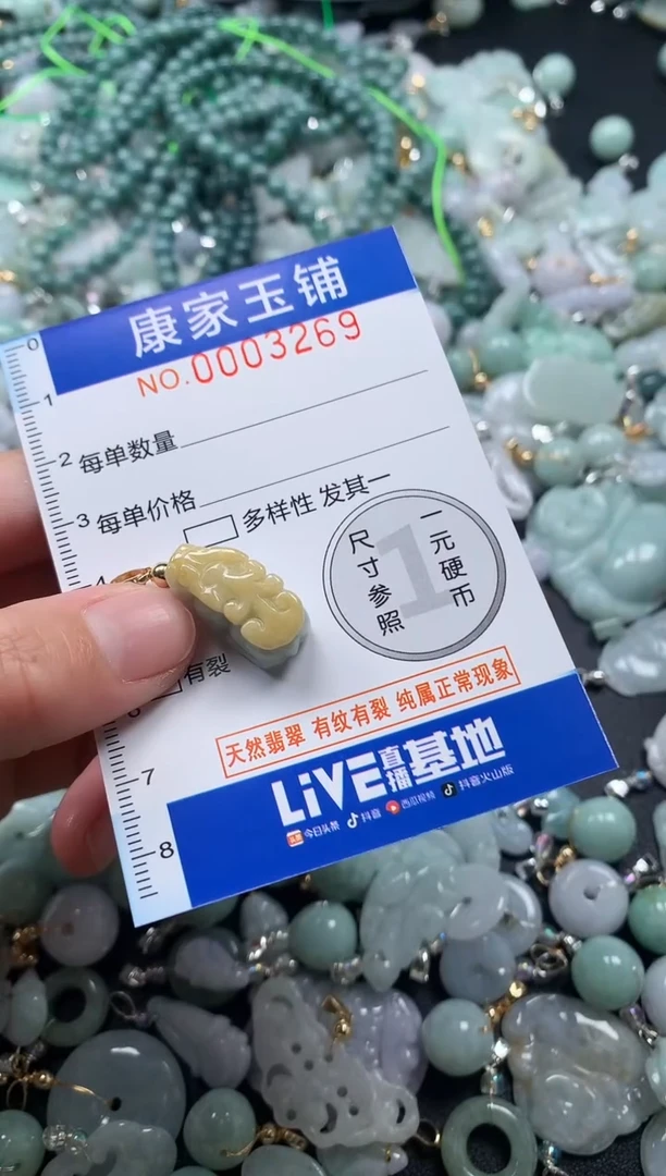 颈饰未镶嵌翡翠3269