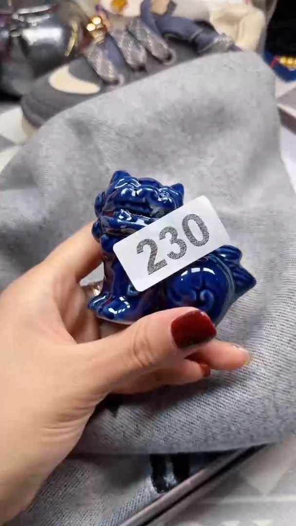 瓷片陶茶666文玩周边多人 驴