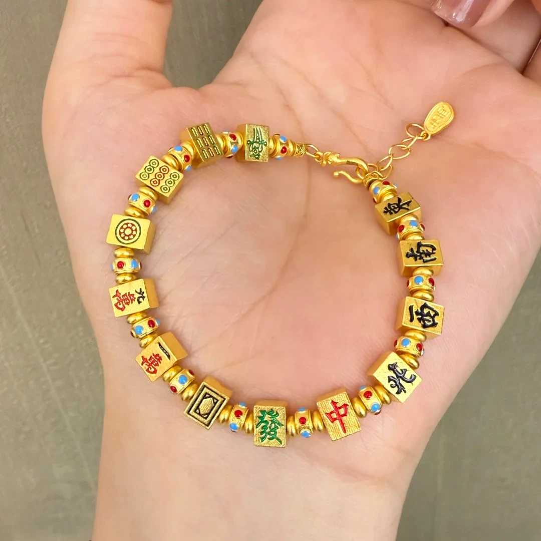 LBS250617201十三幺麻将手串石膏模具打金模具红黑日历打麻将专用