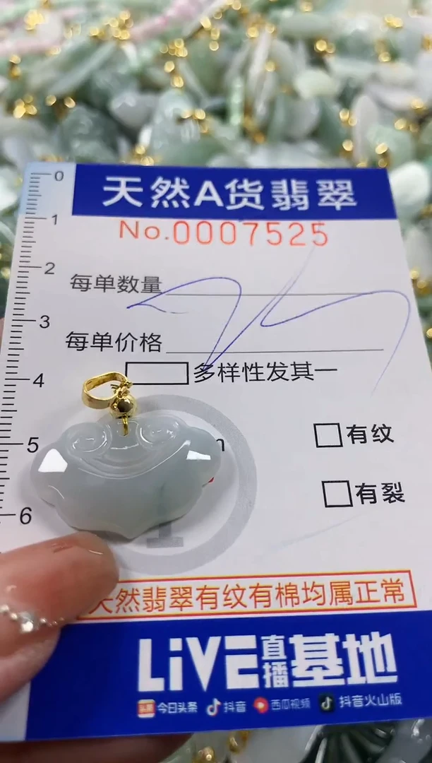 颈饰未镶嵌翡翠天然A货翡翠