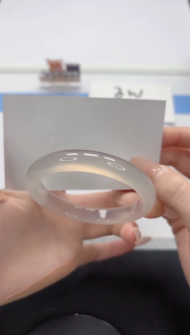 【闪购商品】石英质玉手镯未镶嵌A69-60.4