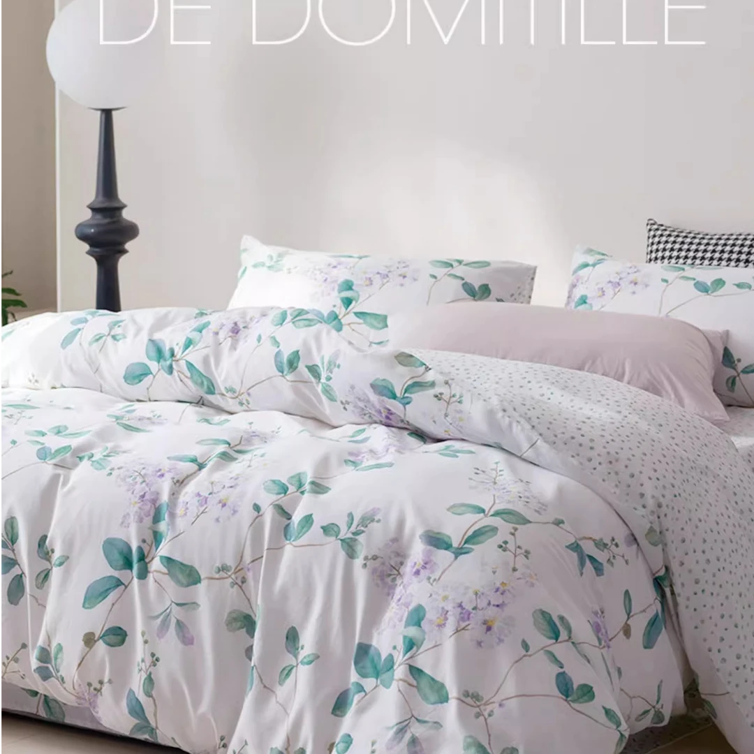 【法国馨亭】专柜正品纯棉巴厘纱四件套—沃特伊