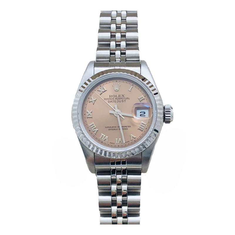 99新 Rolex/劳力士 女装日志69174/咖色盘/26mm