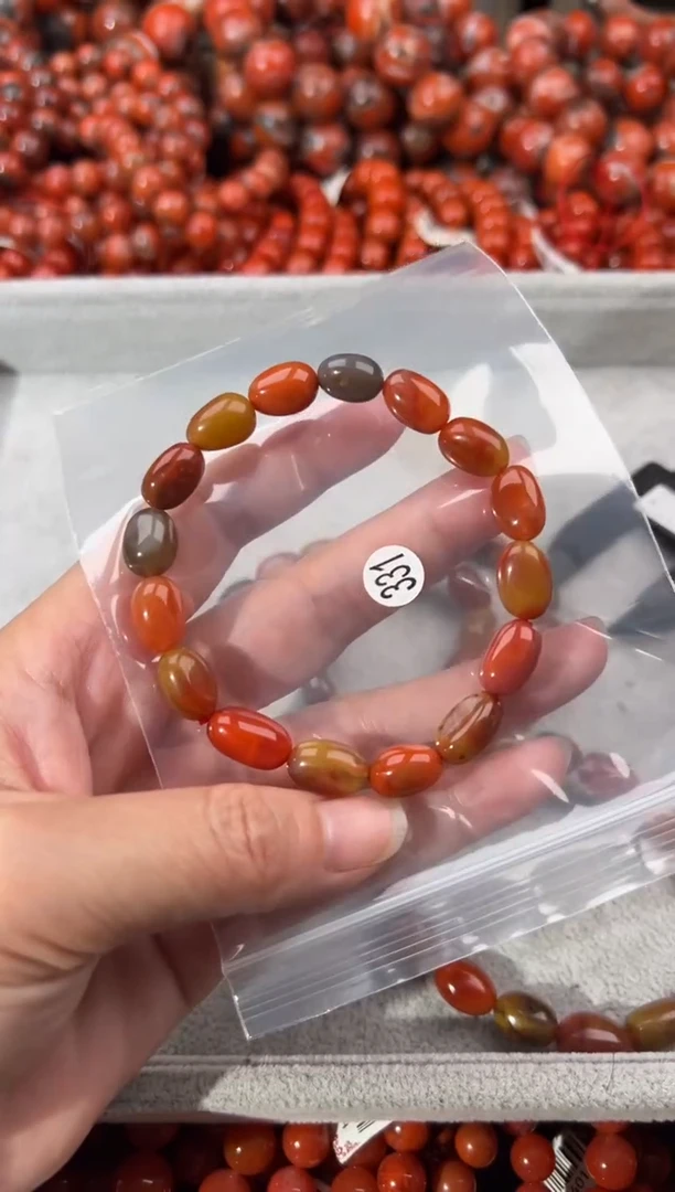未镶嵌手串南红玛瑙8+