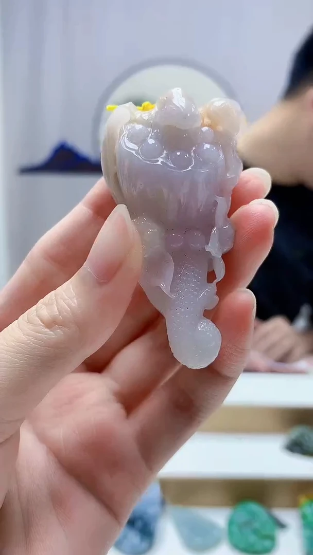 未镶嵌定制翡翠4868zm-毛货挂件96