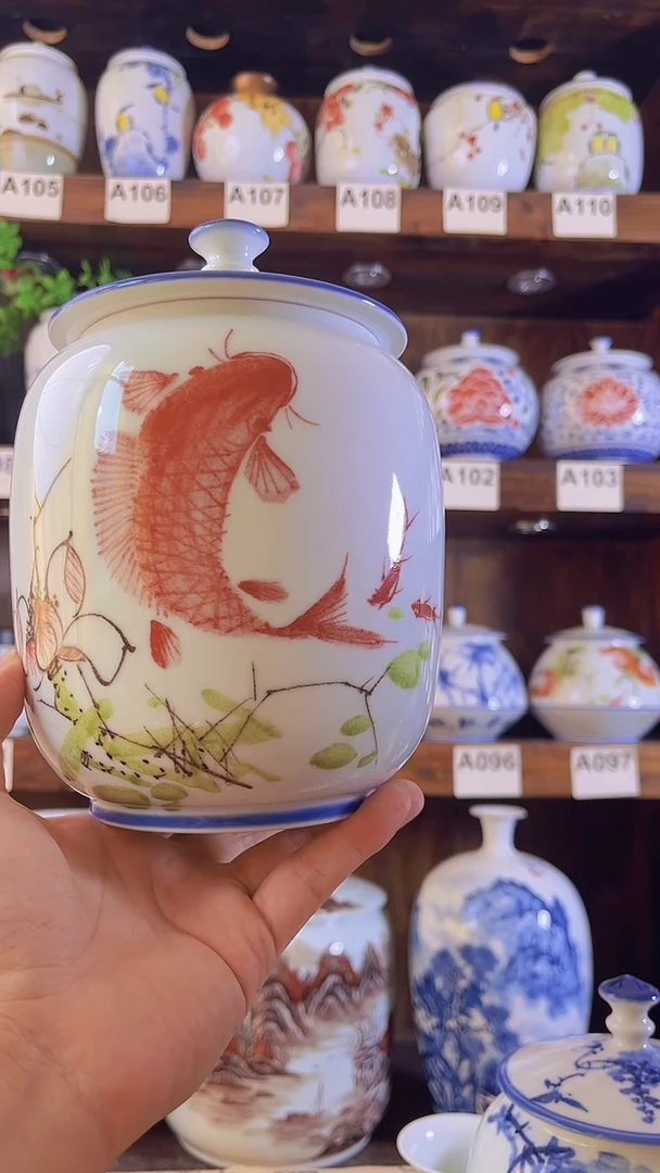 迎君陶瓷纯手工手绘