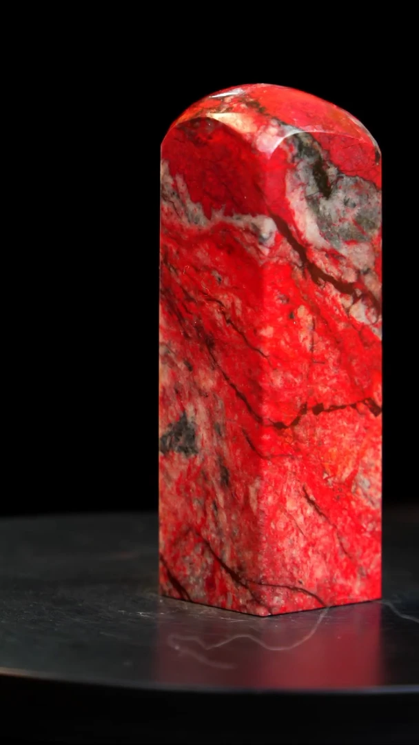 鸡血石大红袍鸡血石旬阳