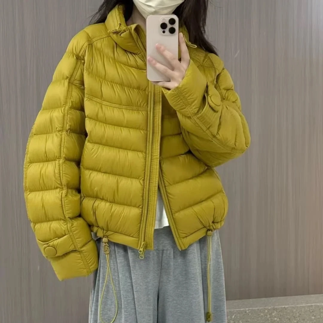 新国标90白鸭绒轻便羽绒服女短款冬季新款超好看流行爆款排骨款潮