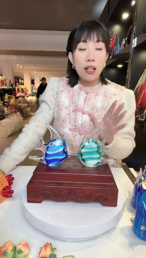 【闪购商品】茶盏琉璃摆件家居摆件