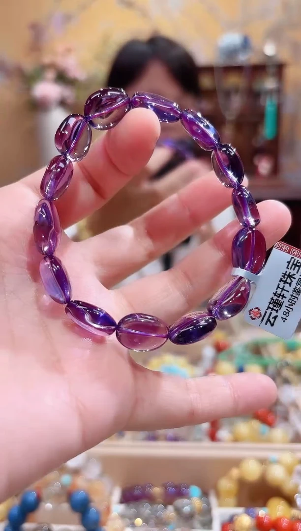 银S925镶嵌手串水晶设计款珠串